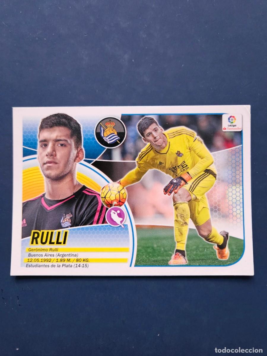 Cromos de f&uacute;tbol: N&ordm; 1 RULLI REAL SOCIEDAD LOGO NUEVO LIGA ESTE 16 17 2016 2017 SIN PEGAR NUNCA PEGADO