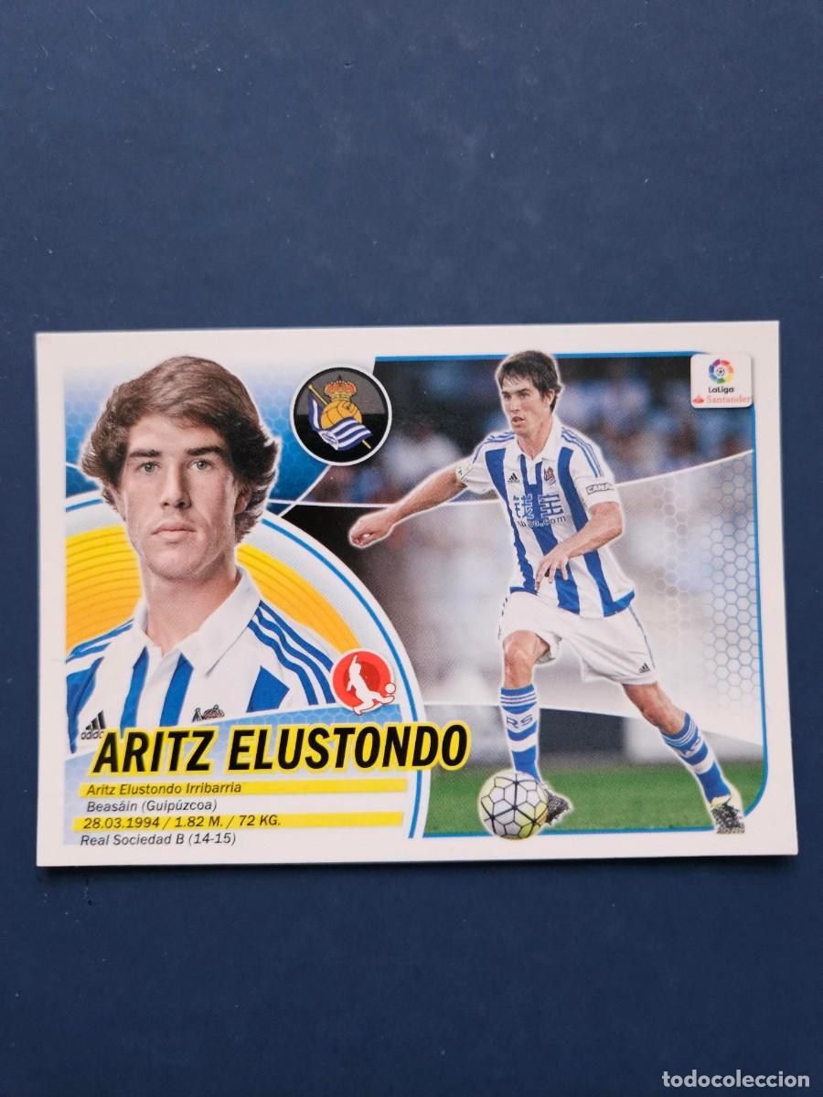 Cromos de Futebol: N&ordm; 4 ARITZ ELUSTONDO REAL SOCIEDAD LOGO NUEVO LIGA ESTE 16 17 2016 2017 SIN PEGAR NUNCA PEGADO