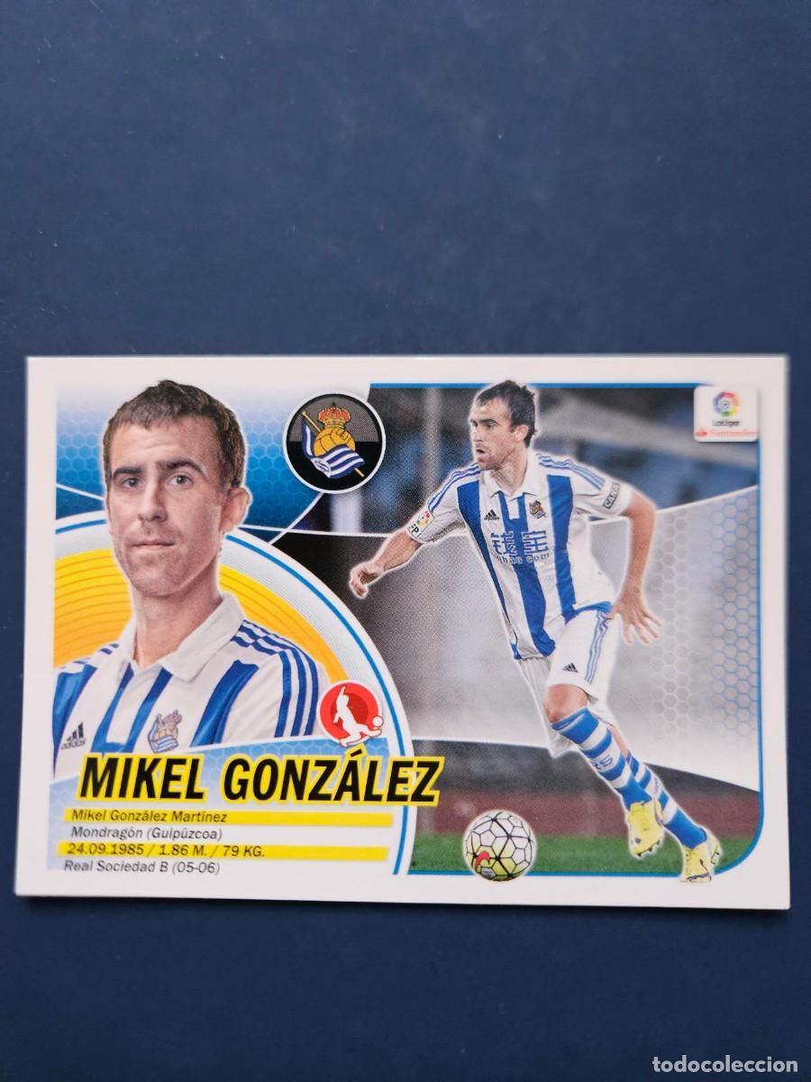 Cromos de Futebol: N&ordm; 6 MIKEL GONZALEZ REAL SOCIEDAD LOGO NUEVO LIGA ESTE 16 17 2016 2017 SIN PEGAR NUNCA PEGADO