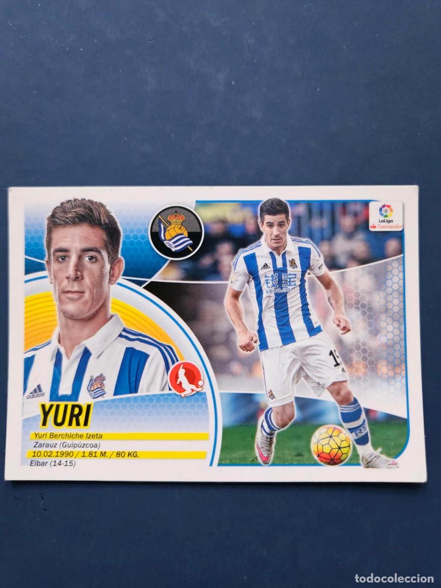 Cromos de f&uacute;tbol: N&ordm; 7A YURI REAL SOCIEDAD LOGO NUEVO LIGA ESTE 16 17 2016 2017 SIN PEGAR NUNCA PEGADO