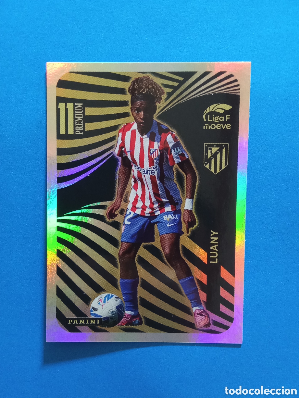 Cromos de f&uacute;tbol: CROMO PREMIUM LUANY ATLETICO DE MADRID LIGA F 25-26