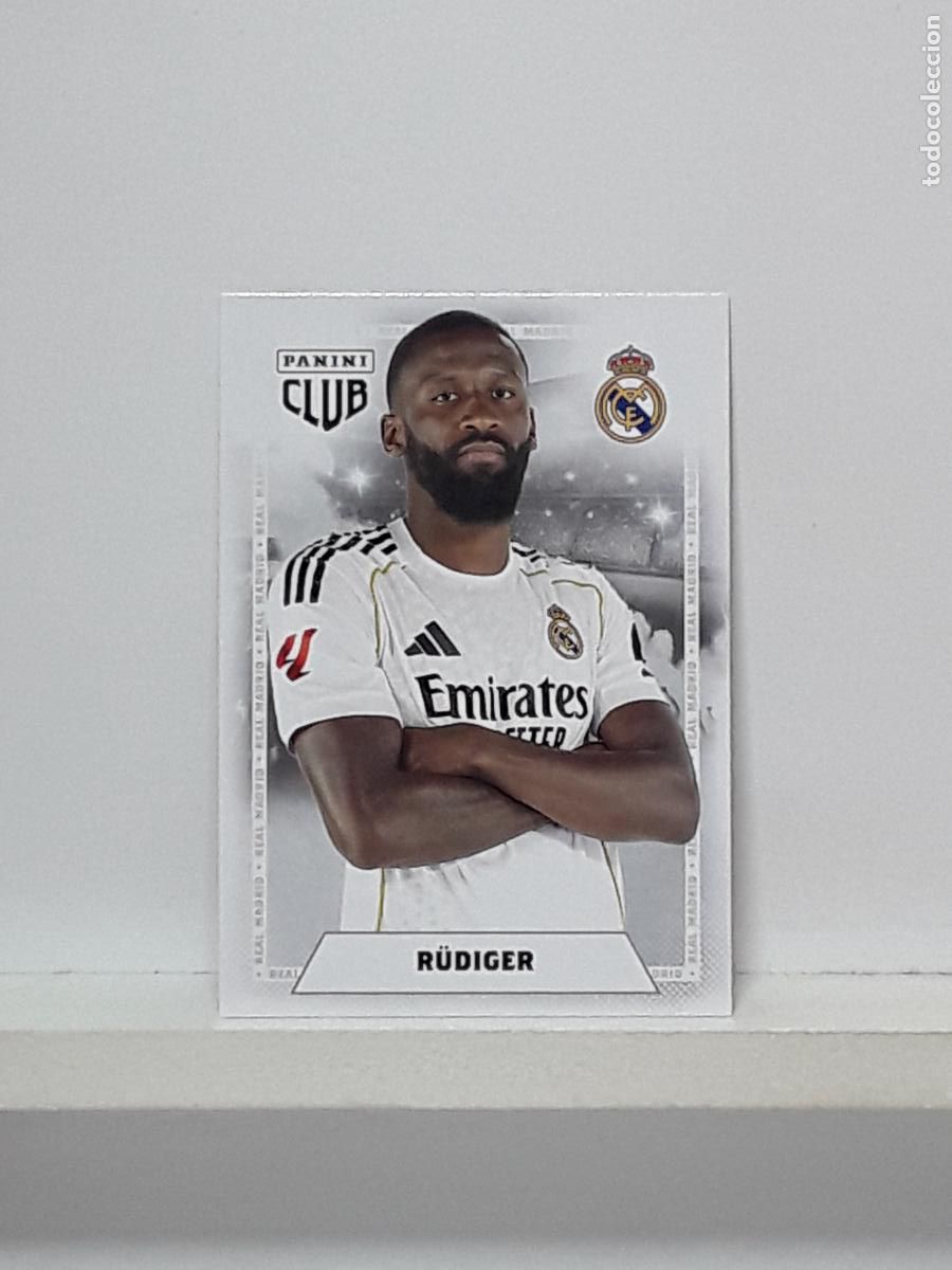 Cromos de f&uacute;tbol: CLUB REAL MADRID OFICIAL 2025 2026 25 26 ALBUM PANINI LIGA N 11 ANTONIO RUDIGER