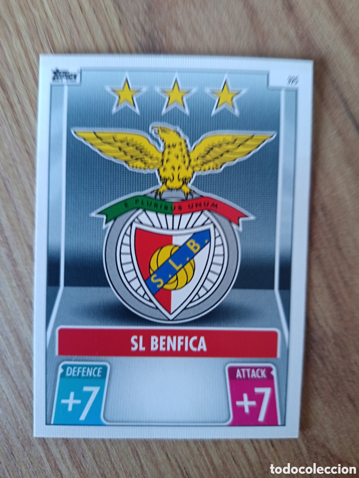 Cromos de f&uacute;tbol: 325 Escudo Benfica CHAMPIONS LEAGUE MATCH ATTAX TOPPS 2021-2022 21-22