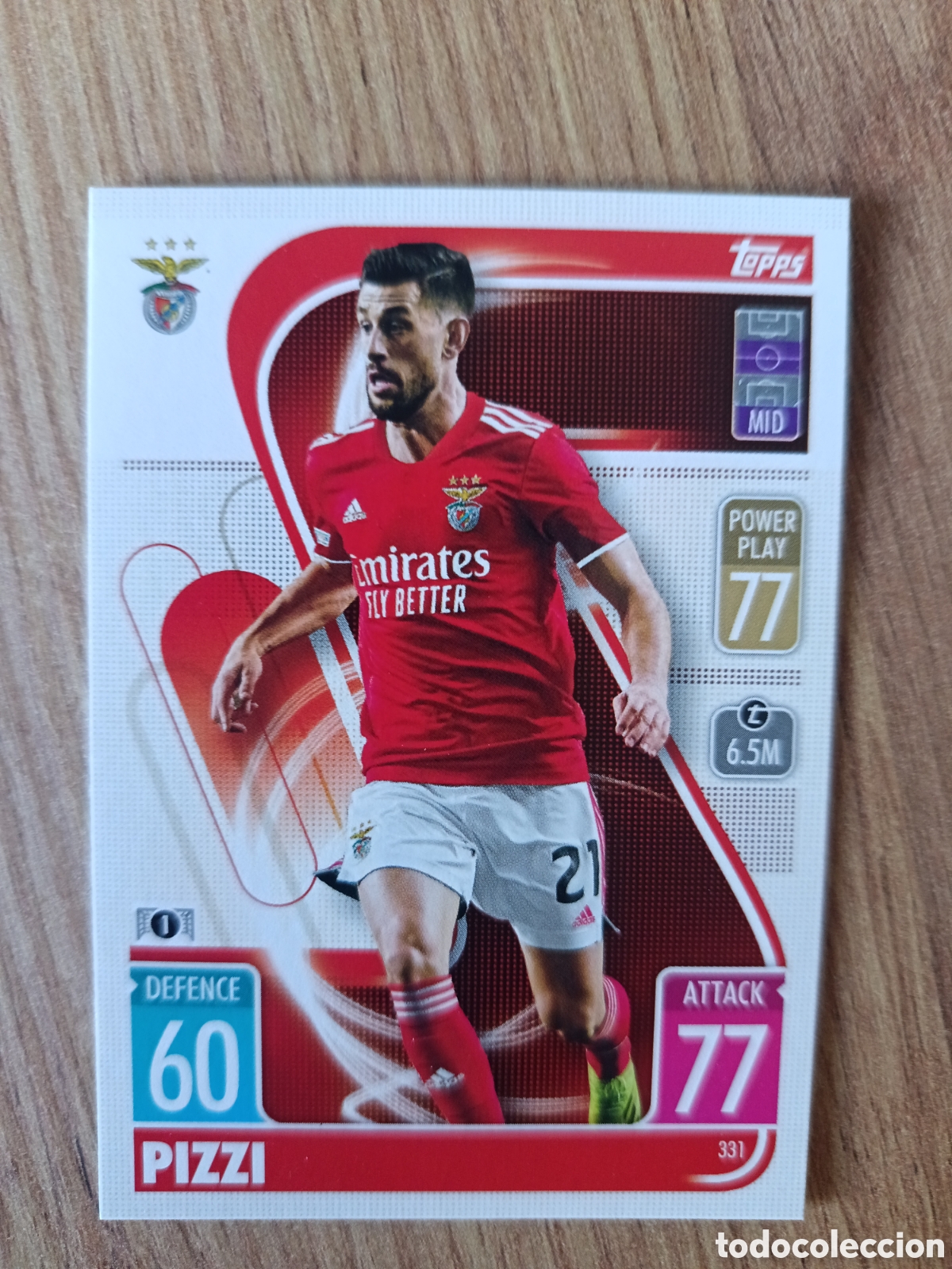 Cromos de f&uacute;tbol: 331 Pizzi CHAMPIONS LEAGUE MATCH ATTAX TOPPS 2021-2022 21-22