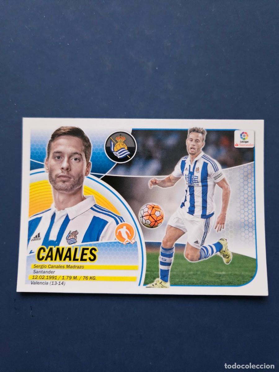 Fu&szlig;ball-Sticker: N&ordm; 12 CANALES REAL SOCIEDAD LOGO NUEVO LIGA ESTE 16 17 2016 2017 SIN PEGAR NUNCA PEGADO