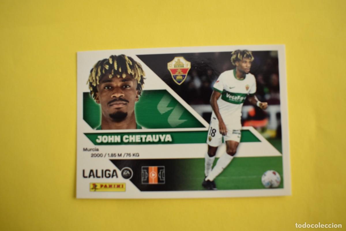 Fu&szlig;ball-Sticker: Cromo Liga 2026 2027. 26 27. John Chetauya. Elche. N. &ordm; 13 B. ESTE. Panini