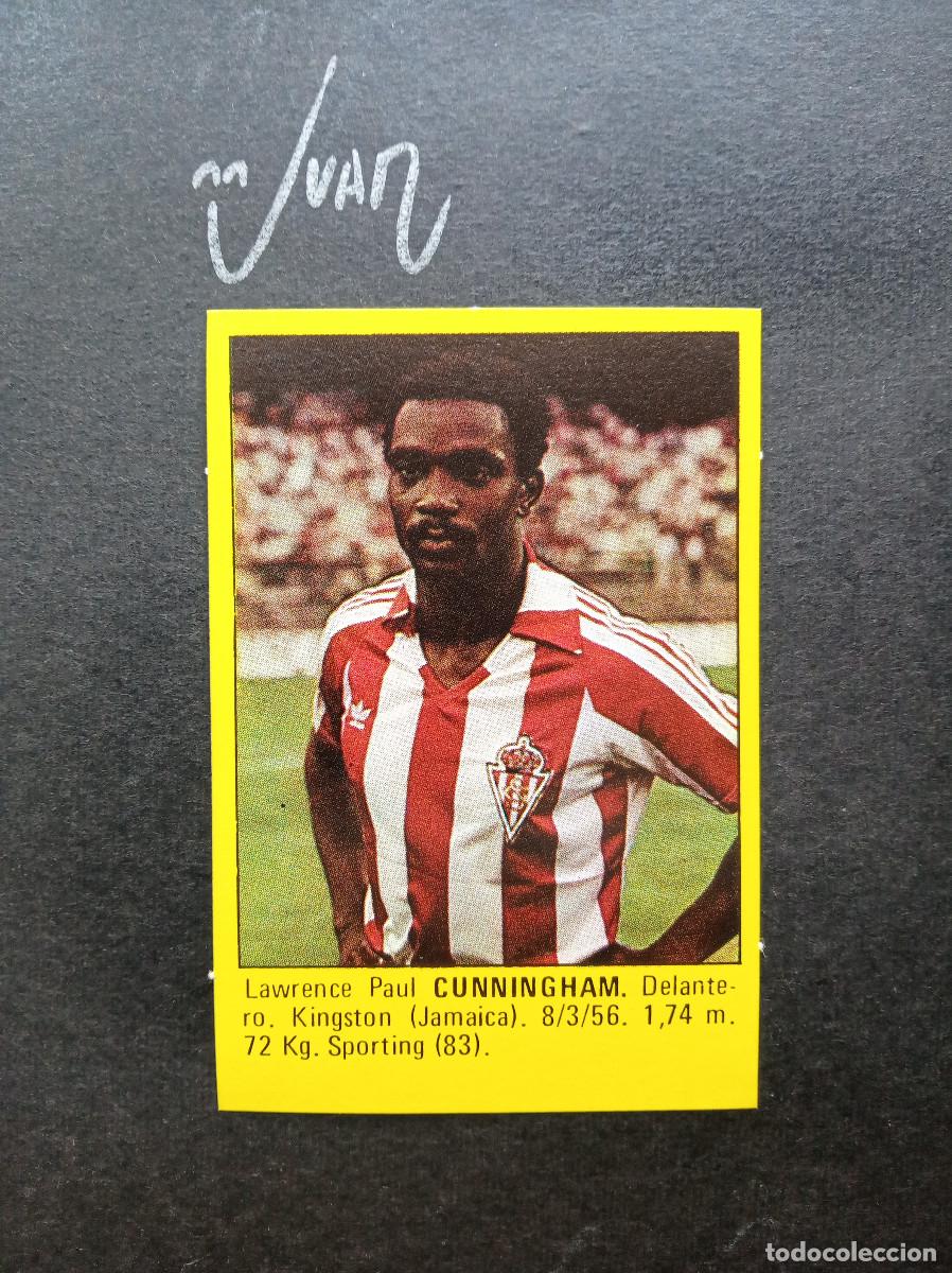 Cromos de f&uacute;tbol: CUNNINGHAM SPORTING GIJON REAL MADRID ⚽ ROLLAN &reg; 1983 1984 LIGA FUTBOL 83 84 SIN PEGAR NUNCA PEGADO