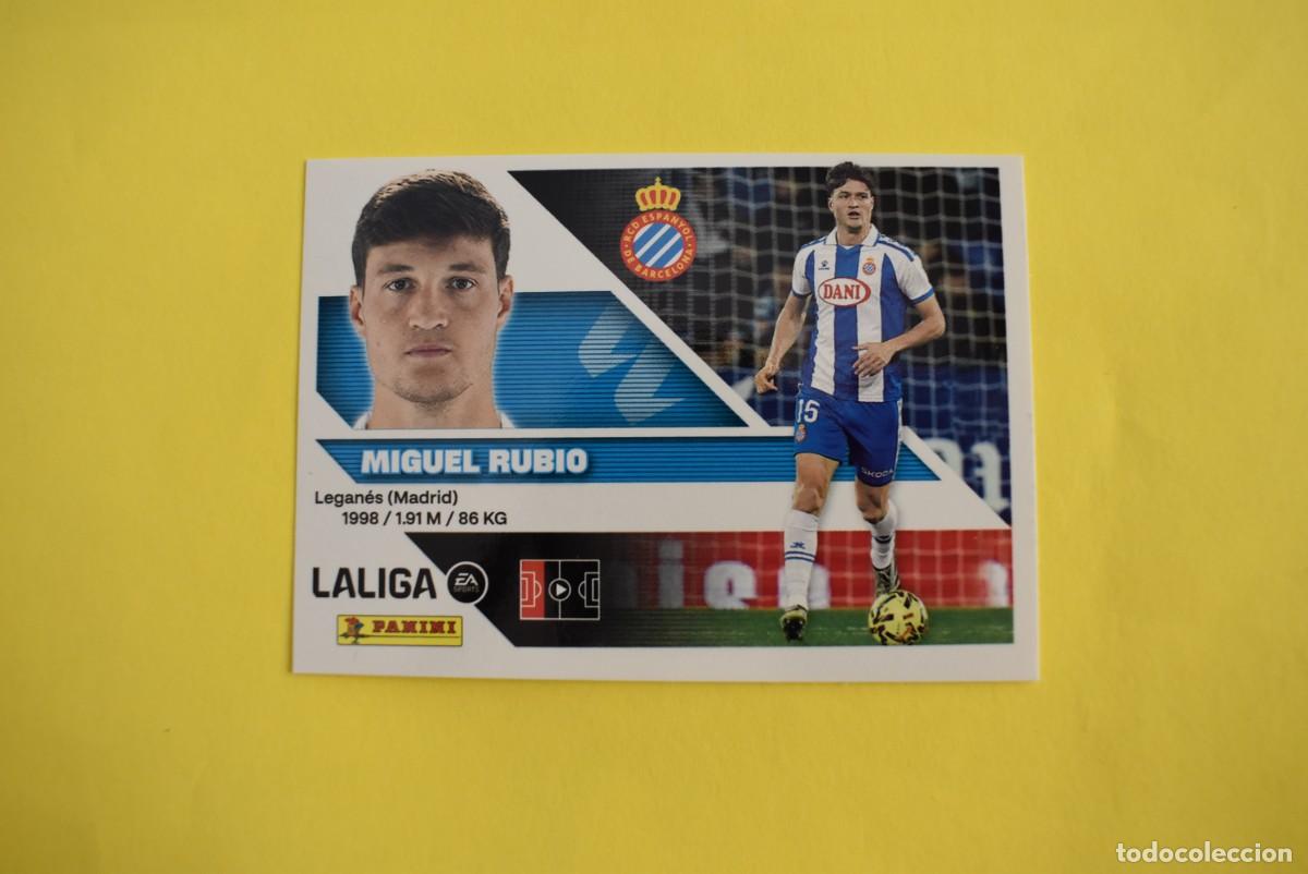 Cromos de f&uacute;tbol: Cromo Liga 2026 2027. 26 27. Miguel Rubio. Espanyol. N. &ordm; 9. ESTE. Panini