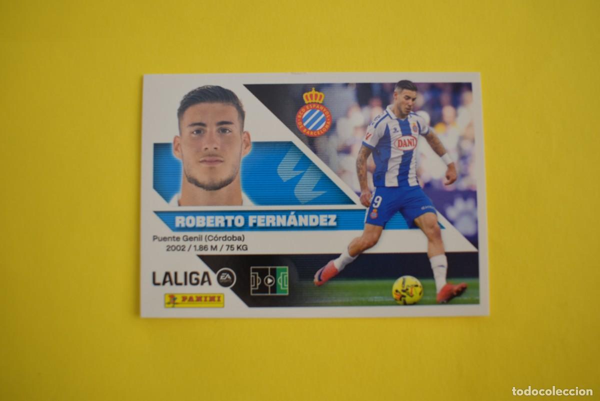 Cromos de f&uacute;tbol: Cromo Liga 2026 2027. 26 27. Roberto Fern&aacute;ndez. Espanyol. N. &ordm; 20. ESTE. Panini
