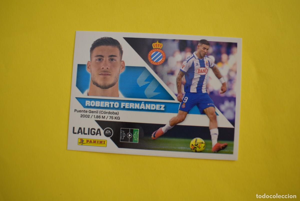 Cromos de f&uacute;tbol: Cromo Liga 2026 2027. 26 27. Roberto Fern&aacute;ndez. Espanyol. N. &ordm; 20. ESTE. Panini