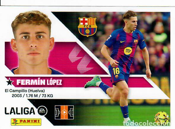 Cromos de f&uacute;tbol: CROMO PANINI LIGA ESTE 26 27 - N&ordm; 16 - FERM&Iacute;N - BARCELONA