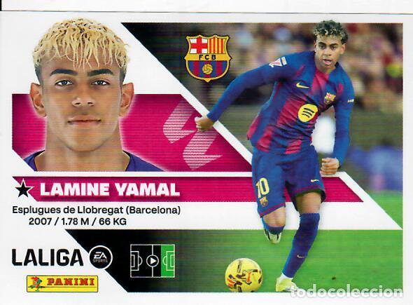 Cromos de f&uacute;tbol: CROMO PANINI LIGA ESTE 26 27 - N&ordm; 20 - LAMINE YAMAL - BARCELONA
