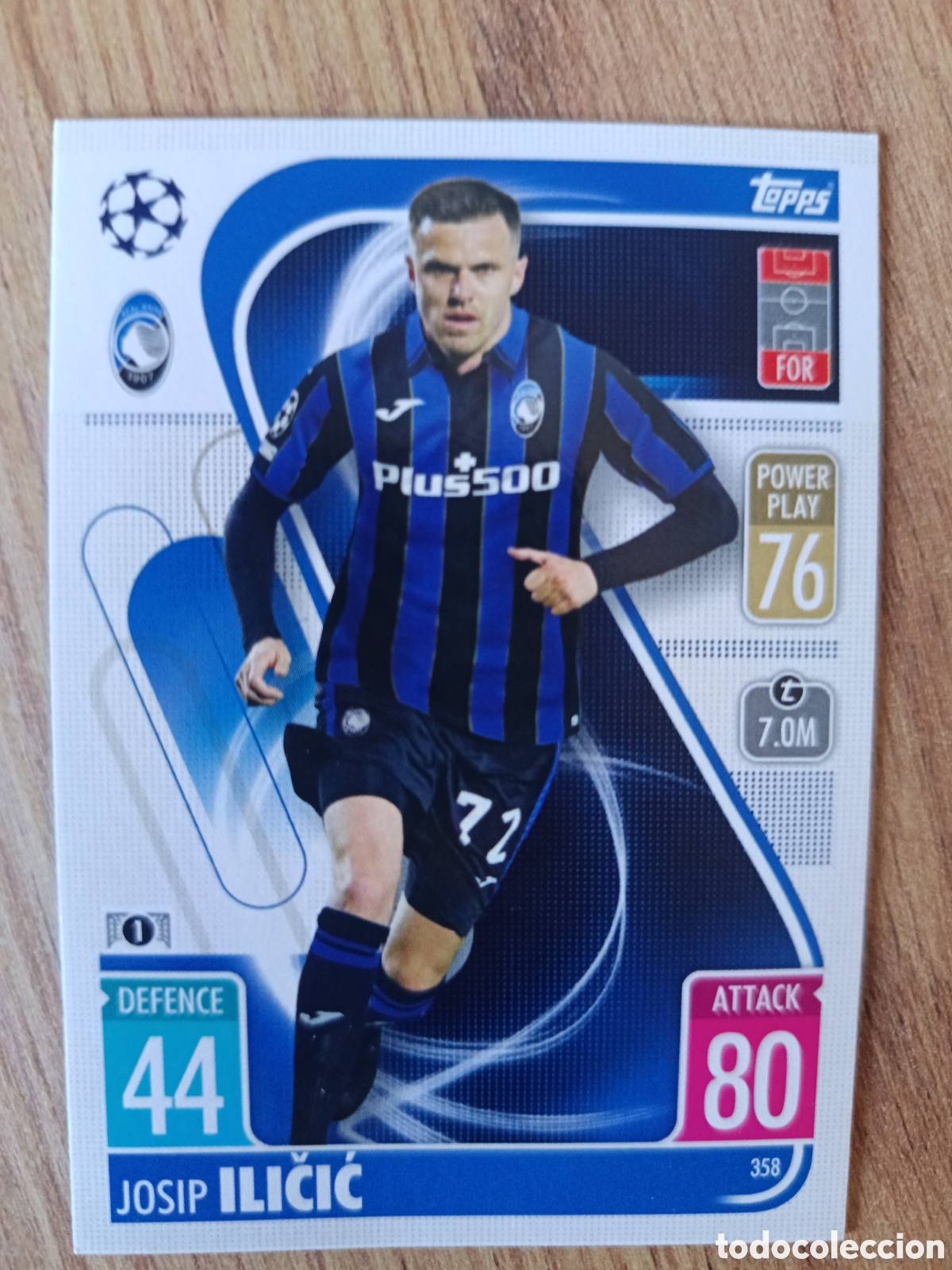 Cromos de f&uacute;tbol: 358 Ilicic CHAMPIONS LEAGUE MATCH ATTAX TOPPS 2021-2022 21-22
