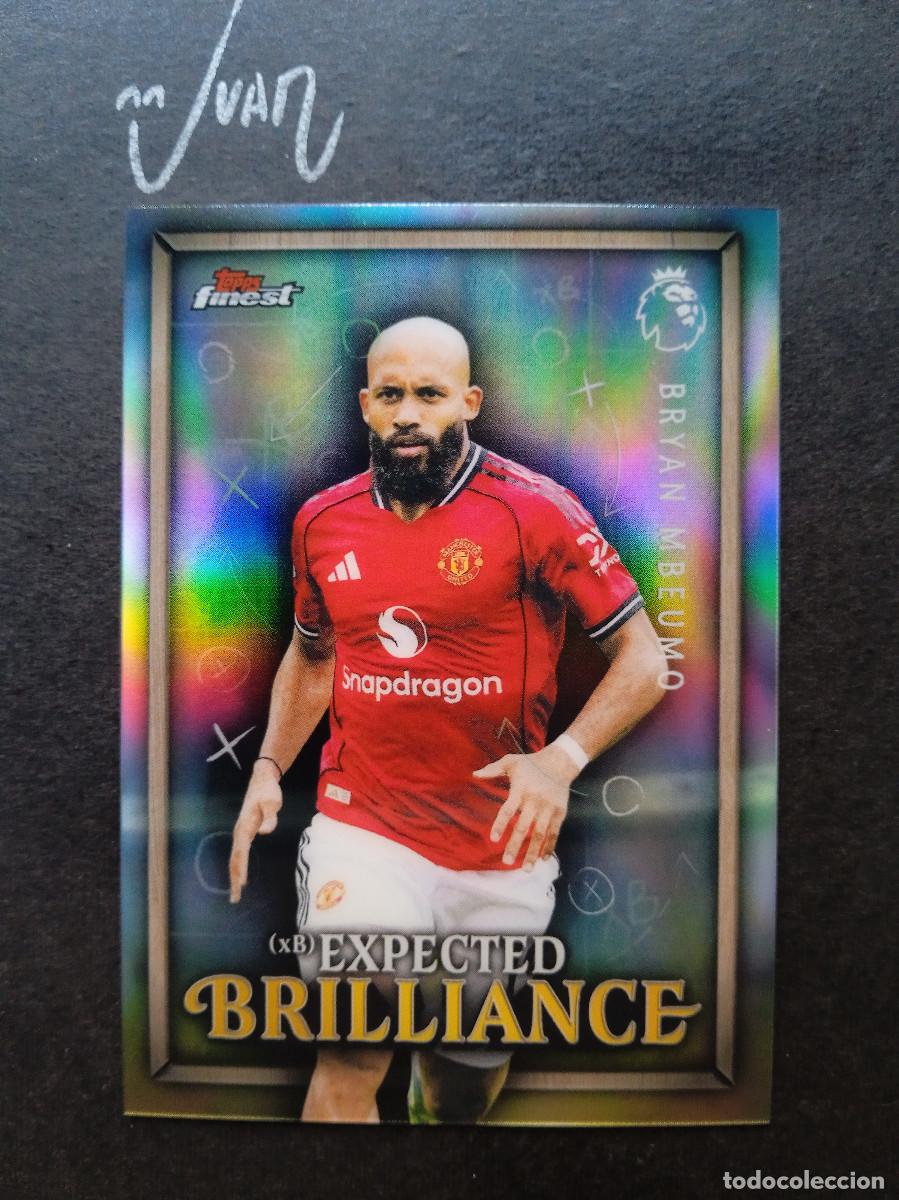 Cromos de f&uacute;tbol: EXPECTED BRILLIANCE MBEUMO MANCHESTER UNITED ⚽ TOPPS &reg; FINEST PREMIER LEAGUE 2025 2026 25 26 NUEVO