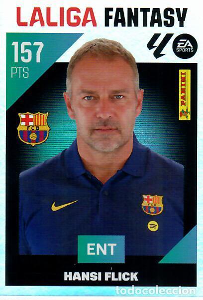 Figurine di Calcio: CROMO PANINI LIGA ESTE 26 27 - FANTASY N&ordm; 1 - HANSI FLICK - BARCELONA