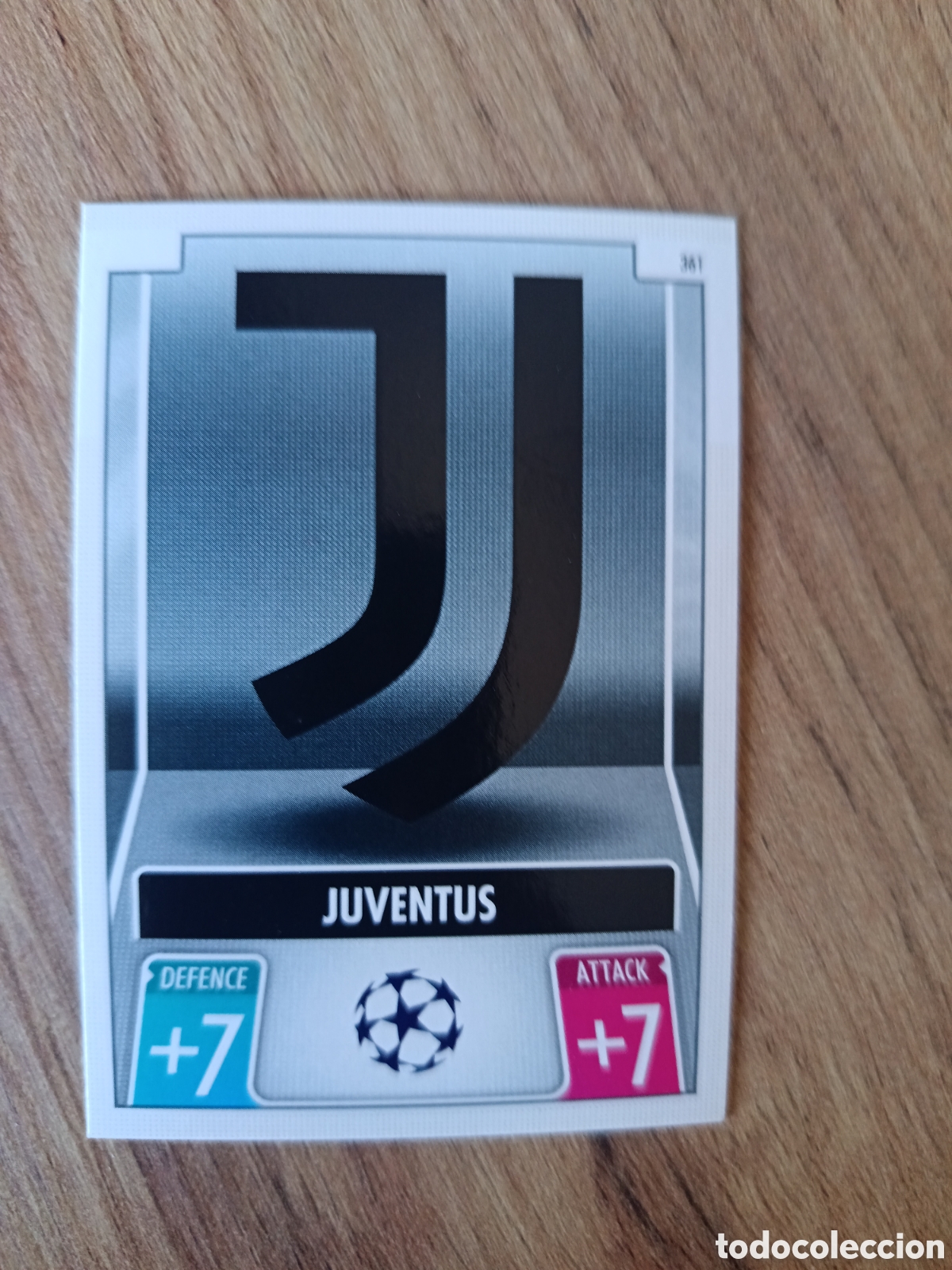 Figurine di Calcio: 361 Escudo Juventud CHAMPIONS LEAGUE MATCH ATTAX TOPPS 2021-2022 21-22