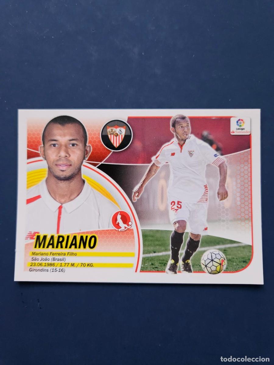 Football Stickers: N&ordm; 3 MARIANO SEVILLA LOGO NUEVO LIGA ESTE 16 17 2016 2017 SIN PEGAR NUNCA PEGADO