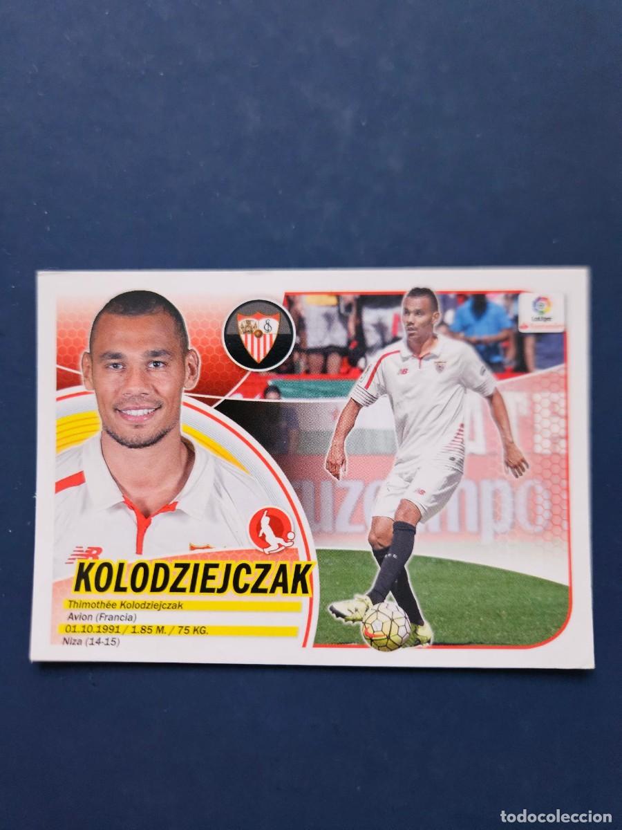 Football Stickers: N&ordm; 5 KOLODZIEJCZAK SEVILLA LOGO NUEVO LIGA ESTE 16 17 2016 2017 SIN PEGAR NUNCA PEGADO