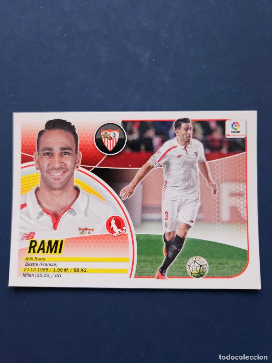 Football Stickers: N&ordm; 6 RAMI SEVILLA LOGO NUEVO LIGA ESTE 16 17 2016 2017 SIN PEGAR NUNCA PEGADO