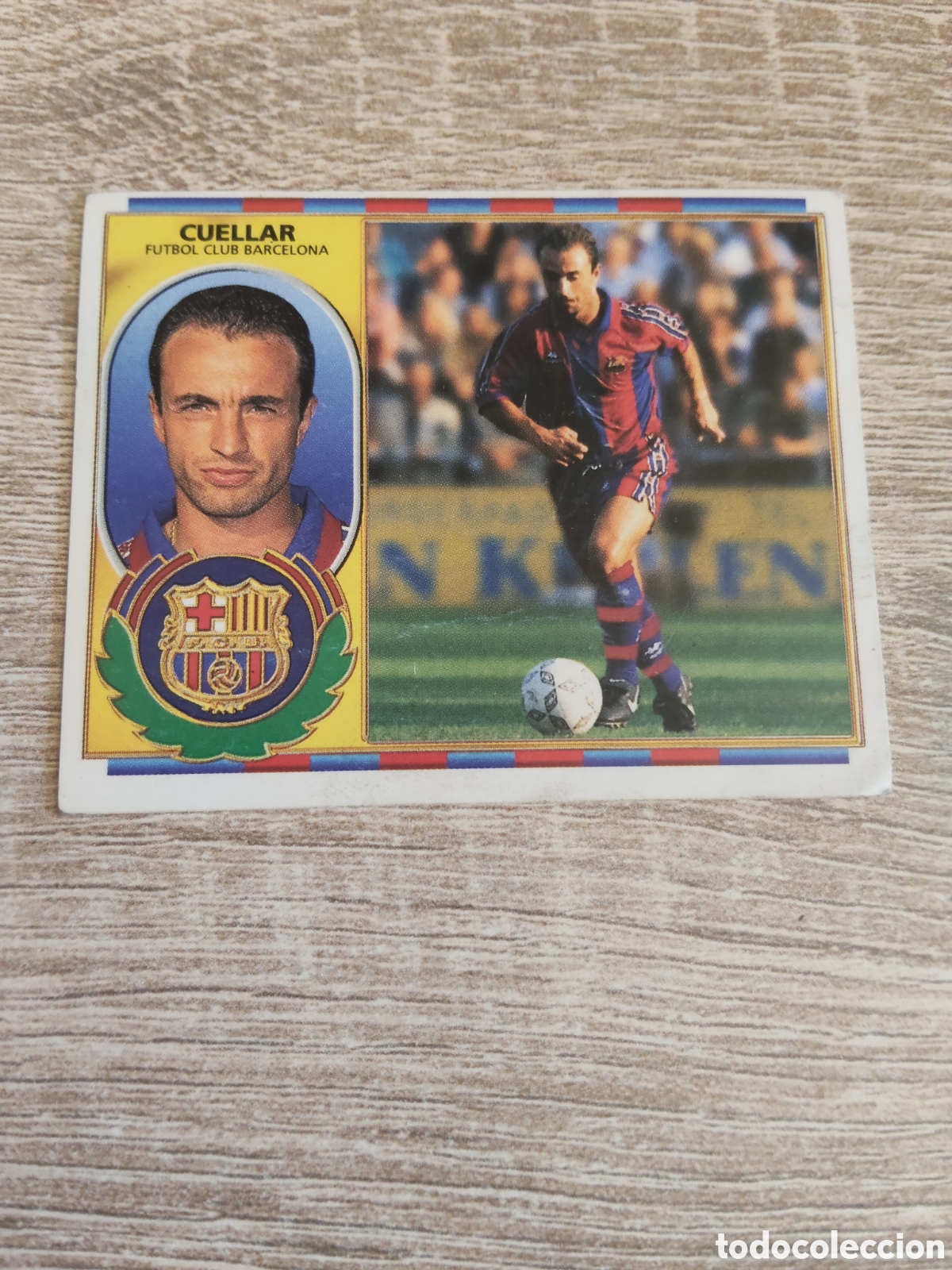 Cromos de f&uacute;tbol: Cu&eacute;llar Barcelona liga 1996 1997 96 97 ediciones este