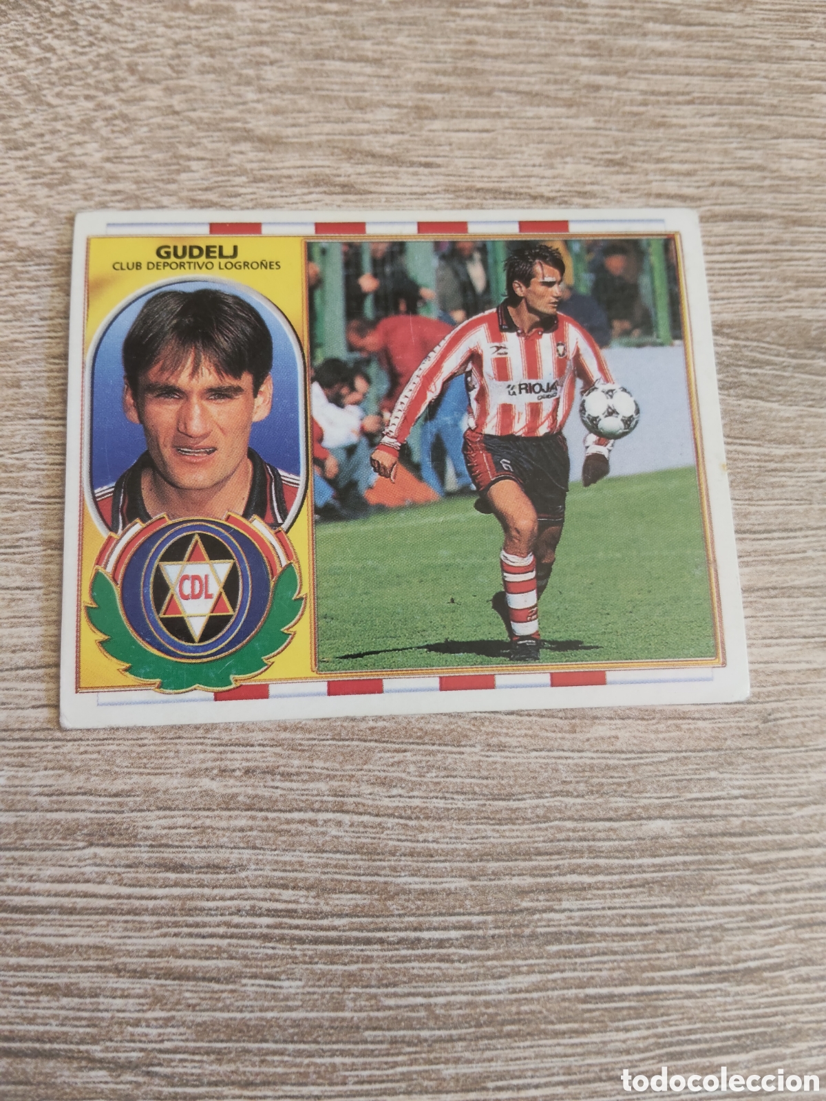 Cromos de f&uacute;tbol: Gudelj baja Logro&ntilde;&eacute;s liga 1996 1997 96 97 ediciones este