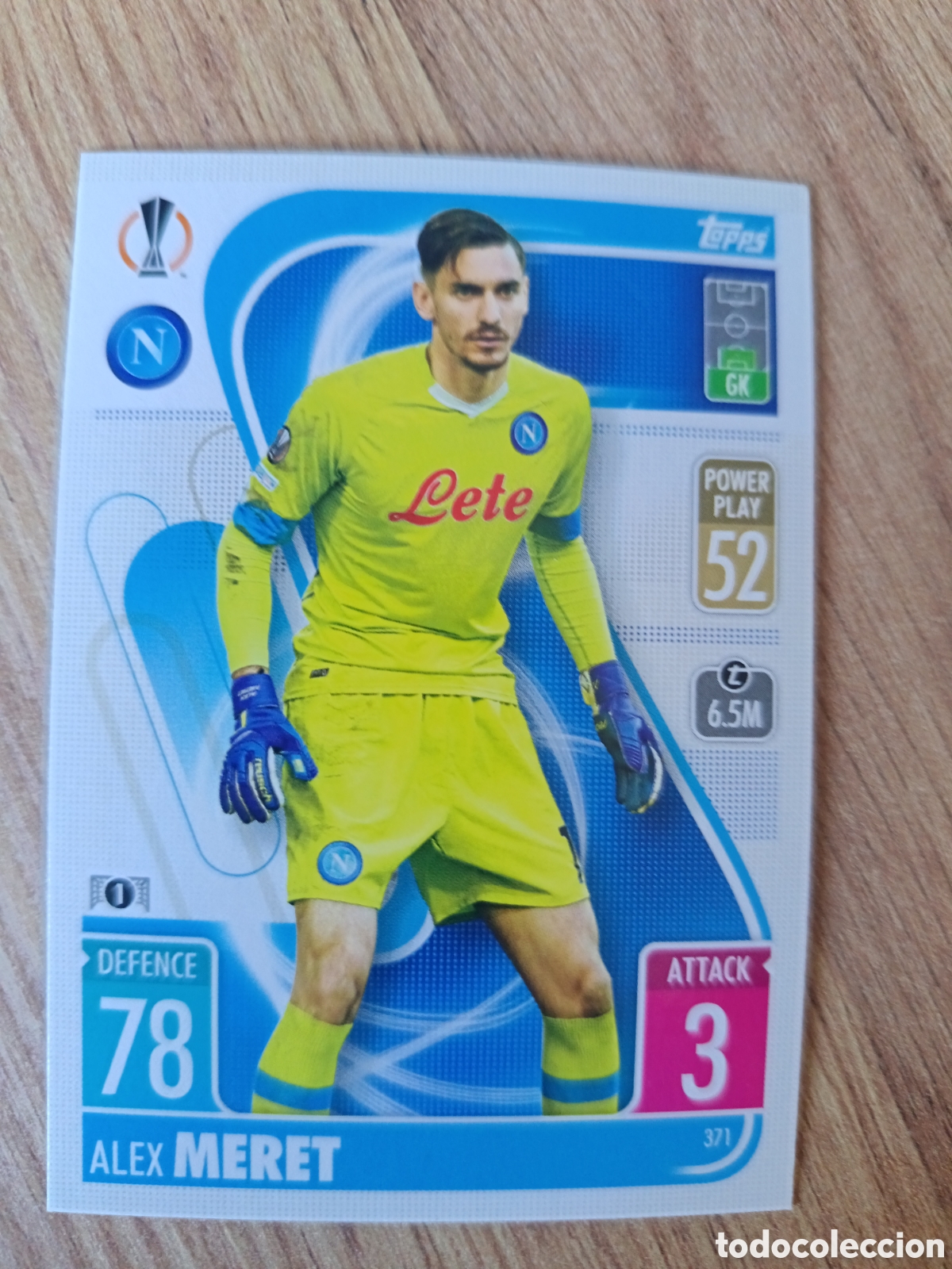 Cromos de f&uacute;tbol: 371 Meret CHAMPIONS LEAGUE MATCH ATTAX TOPPS 2021-2022 21-22