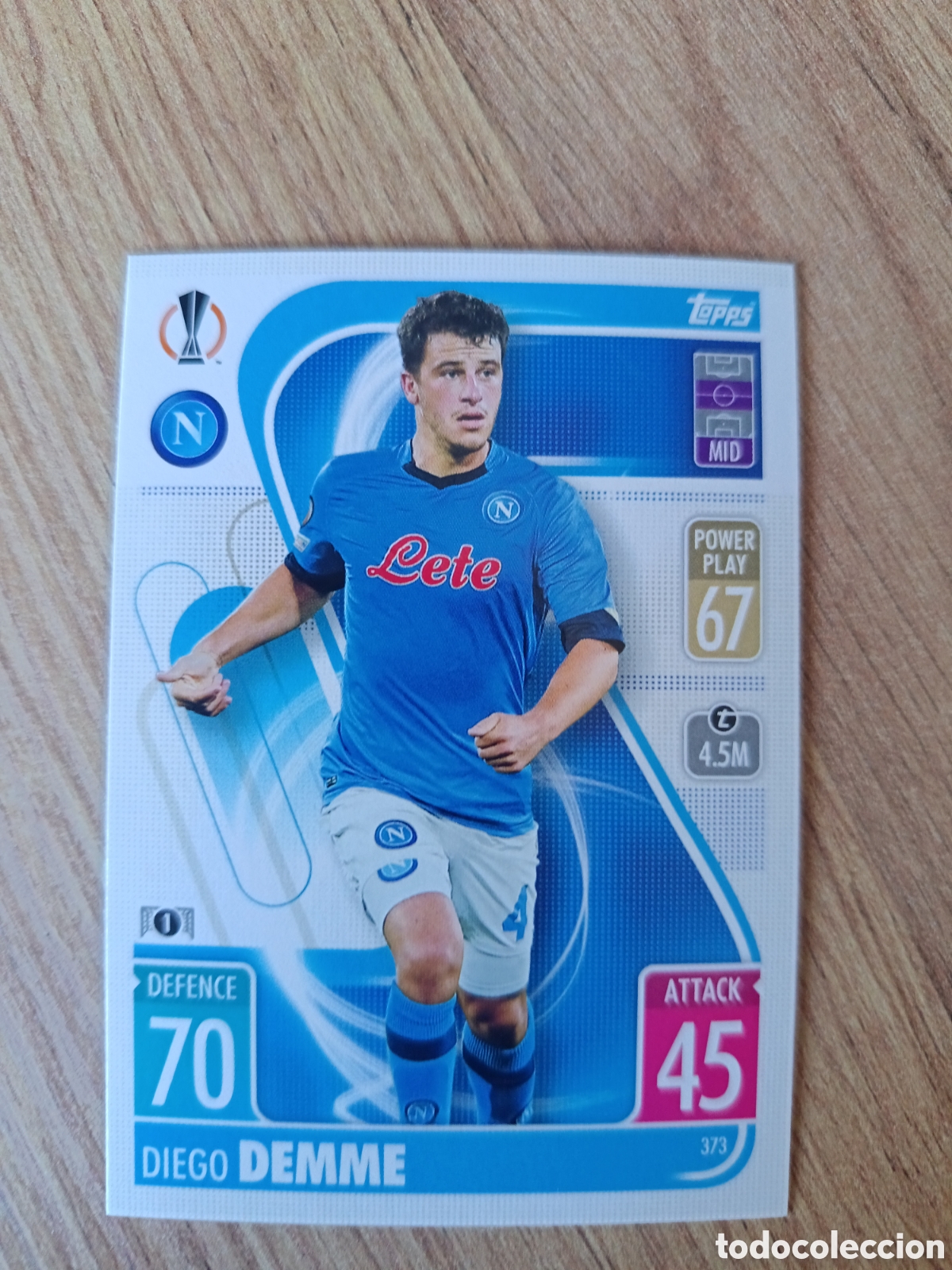 Cromos de f&uacute;tbol: 373 Demme CHAMPIONS LEAGUE MATCH ATTAX TOPPS 2021-2022 21-22