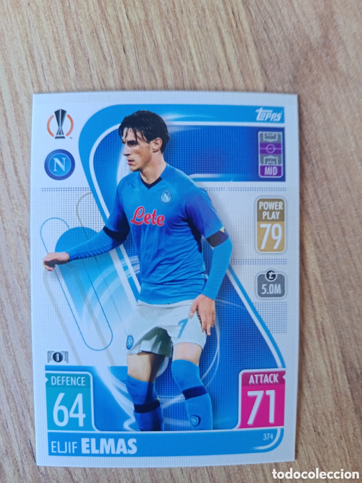 Cromos de f&uacute;tbol: 374 Elmas CHAMPIONS LEAGUE MATCH ATTAX TOPPS 2021-2022 21-22