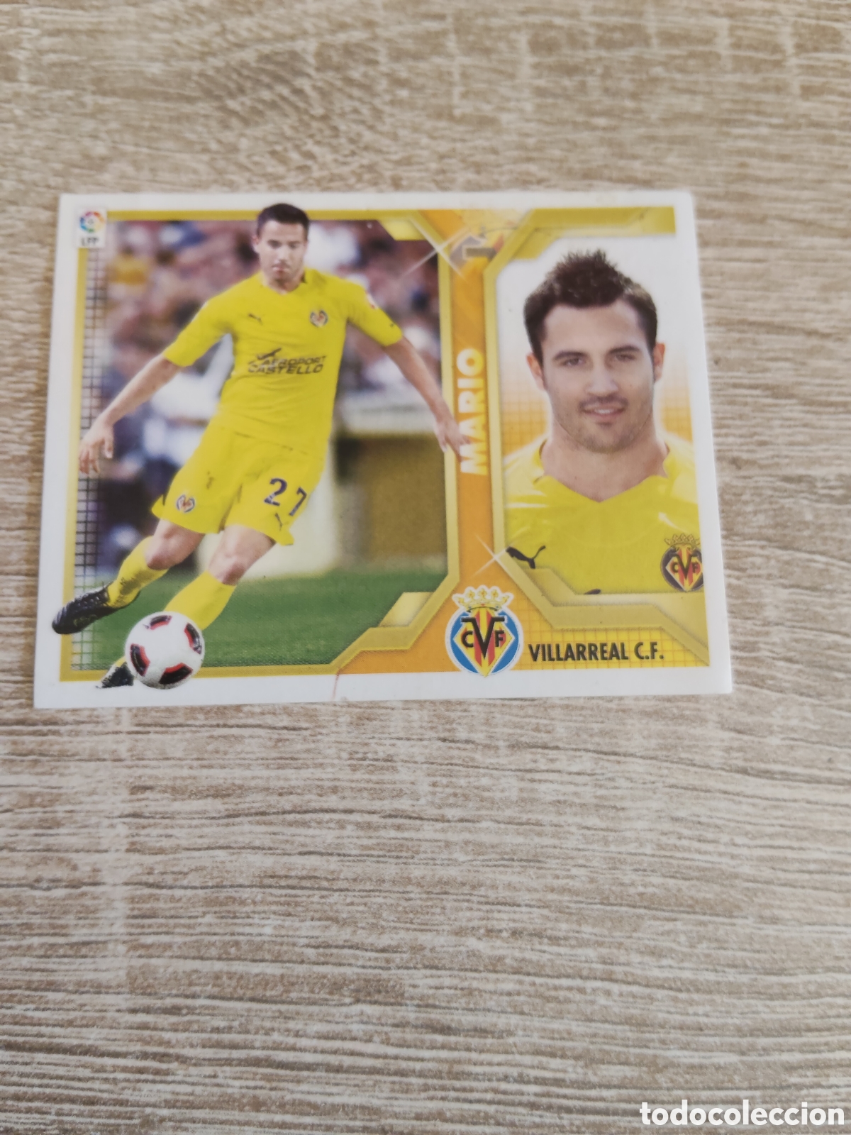 Cromos de f&uacute;tbol: Mario Villarreal liga 2011 2012 11 12 ediciones este