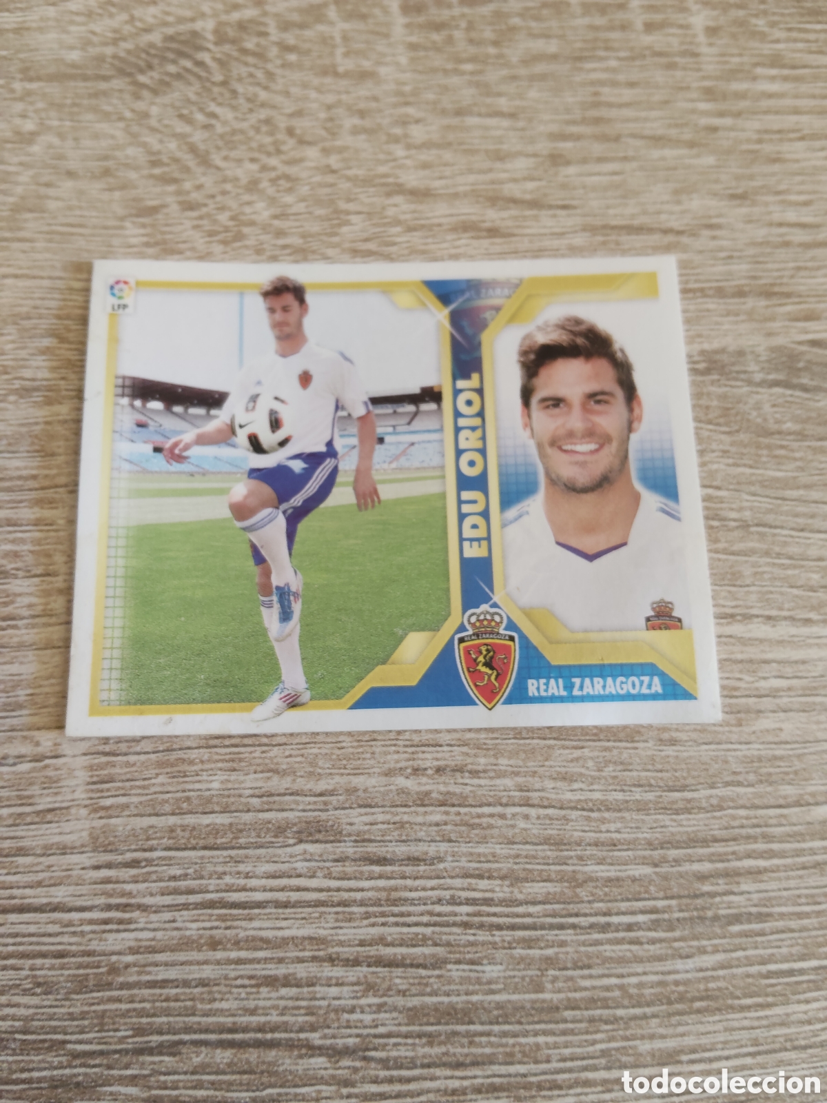Cromos de f&uacute;tbol: Edu Oriol Real Zaragoza liga 2011 2012 11 12 ediciones este