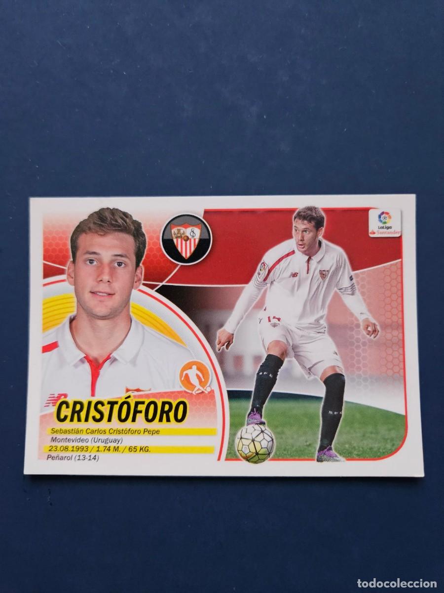 Cromos de f&uacute;tbol: N&ordm; 10B CRISTOFORO SEVILLA LOGO NUEVO LIGA ESTE 16 17 2016 2017 SIN PEGAR NUNCA PEGADO
