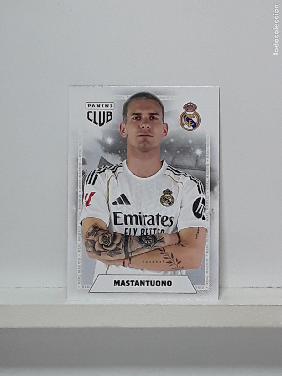Cromos de f&uacute;tbol: CLUB REAL MADRID OFICIAL 2025 2026 25 26 ALBUM PANINI LIGA N 25 FRANCO MASTANTUONO