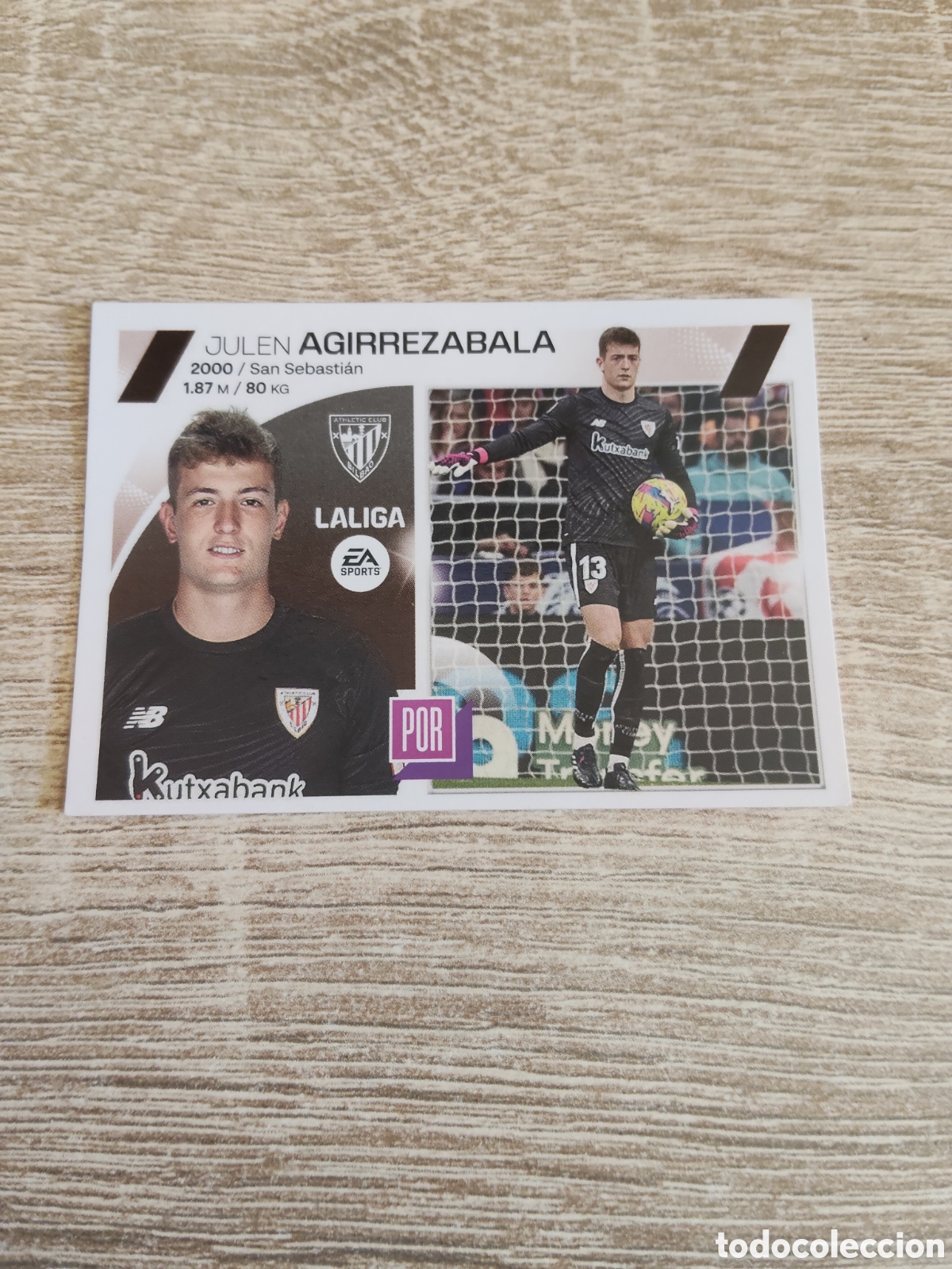 Cromos de f&uacute;tbol: Agirrezabala Athletic de Bilbao liga 2023 2024 23 24 ediciones este