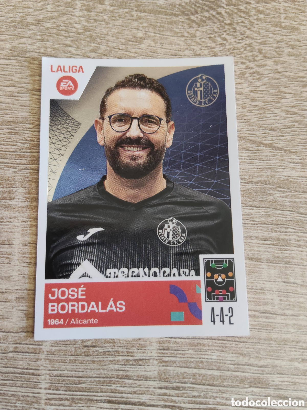 Cromos de f&uacute;tbol: Jos&eacute; Bordalas Getafe liga 2023 2024 23 24 ediciones este