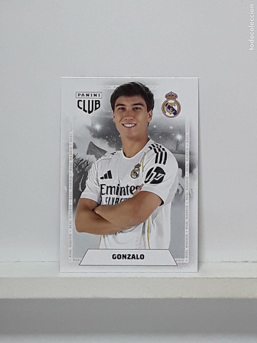 Cromos de f&uacute;tbol: CLUB REAL MADRID OFICIAL 2025 2026 25 26 ALBUM PANINI LIGA N 27 GONZALO GARCIA