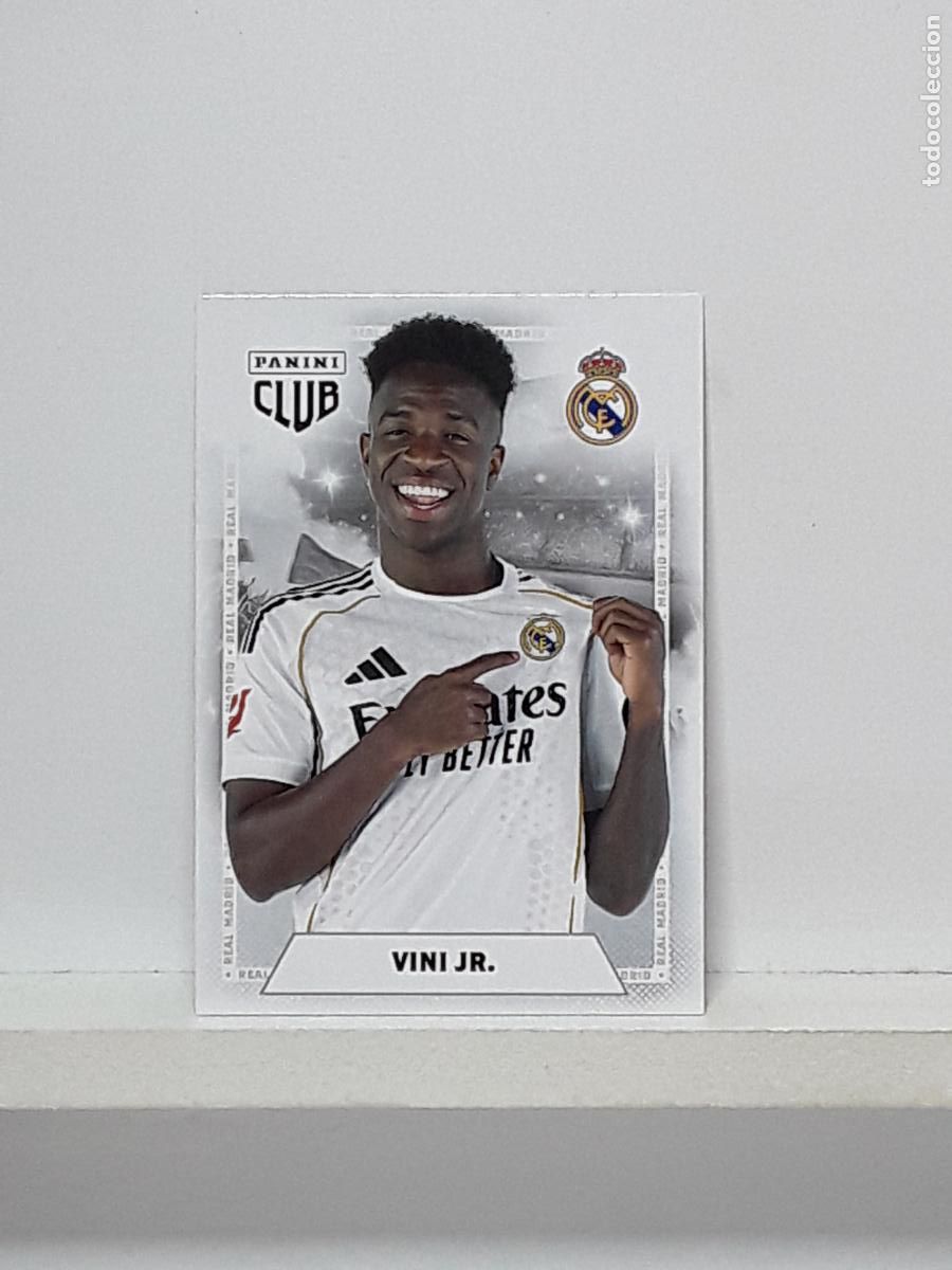 Cromos de f&uacute;tbol: CLUB REAL MADRID OFICIAL 2025 2026 25 26 ALBUM PANINI LIGA N 28 VINICIUS VINI JR