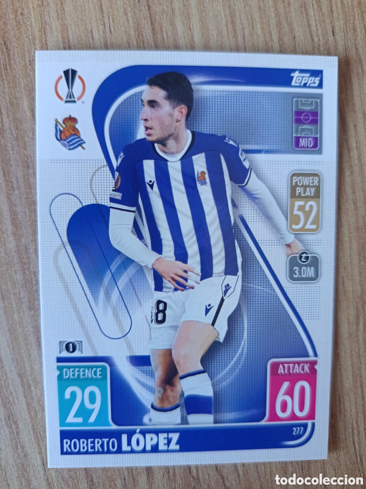 Cromos de f&uacute;tbol: 277 L&oacute;pez CHAMPIONS LEAGUE MATCH ATTAX TOPPS 2021-2022 21-22