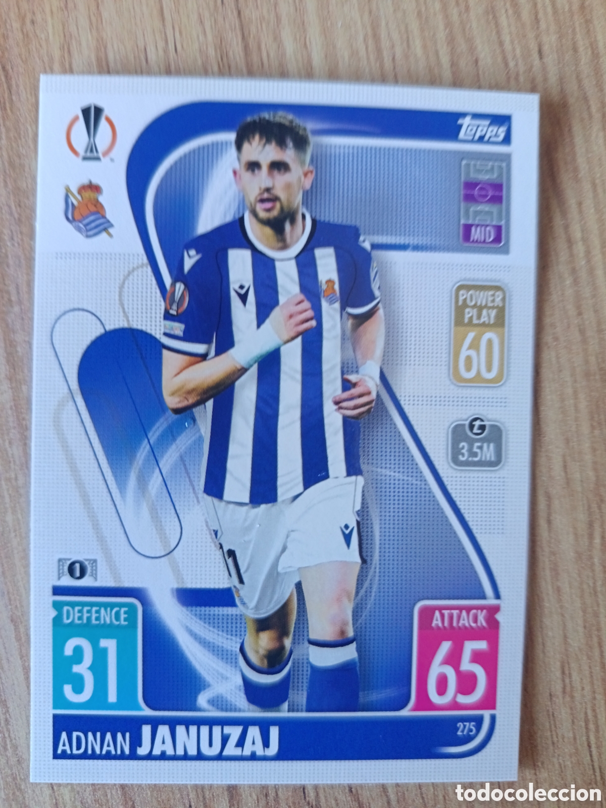 Figurine di Calcio: 275 Januzaj CHAMPIONS LEAGUE MATCH ATTAX TOPPS 2021-2022 21-22