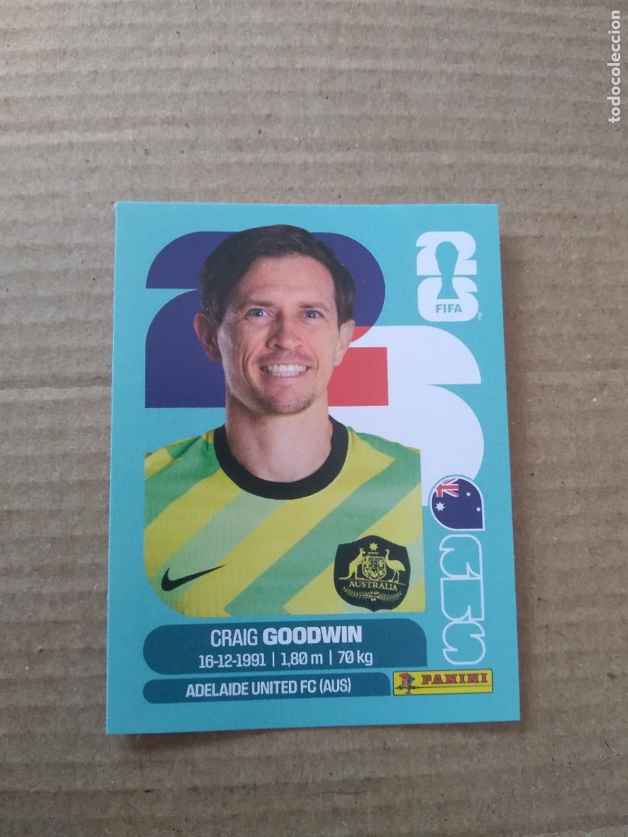 Figurine di Calcio: AUS 17 CRAIG GOODWIN AUSTRALIA CROMO FUTBOL PANINI MUNDIAL 2026 WORLD CUP COPA DEL MUNDO