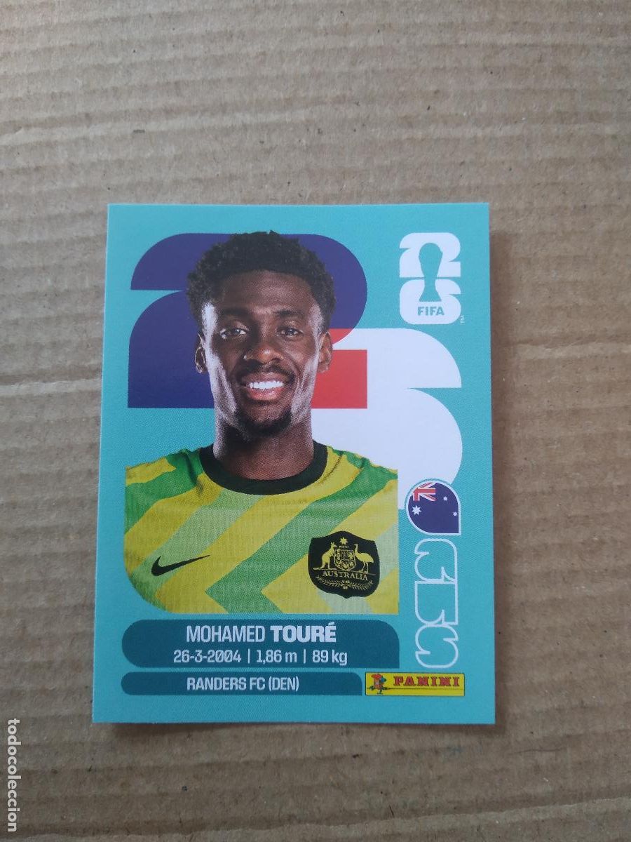 Figurine di Calcio: AUS 20 MOHAMED TOURE AUSTRALIA CROMO FUTBOL PANINI MUNDIAL 2026 WORLD CUP COPA DEL MUNDO