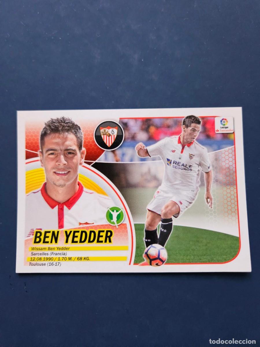 Cromos de f&uacute;tbol: N&ordm; 16 BIS BEN YEDDER SEVILLA COLOCA LOGO NUEVO LIGA ESTE 16 17 2016 2017 SIN PEGAR NUNCA PEGADO