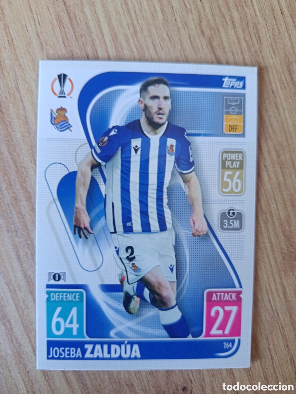 Cromos de f&uacute;tbol: 264 Zaldua CHAMPIONS LEAGUE MATCH ATTAX TOPPS 2021-2022 21-22