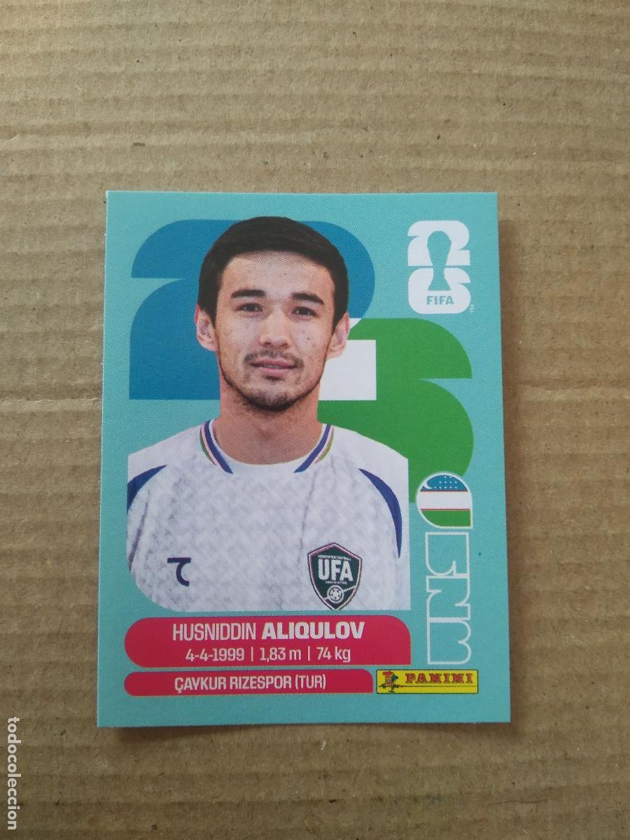 Cromos de f&uacute;tbol: UZB 6 HUSNIDDIN ALIQULOV UZBEKISTAN CROMO FUTBOL PANINI MUNDIAL 2026 WORLD CUP COPA DEL MUNDO