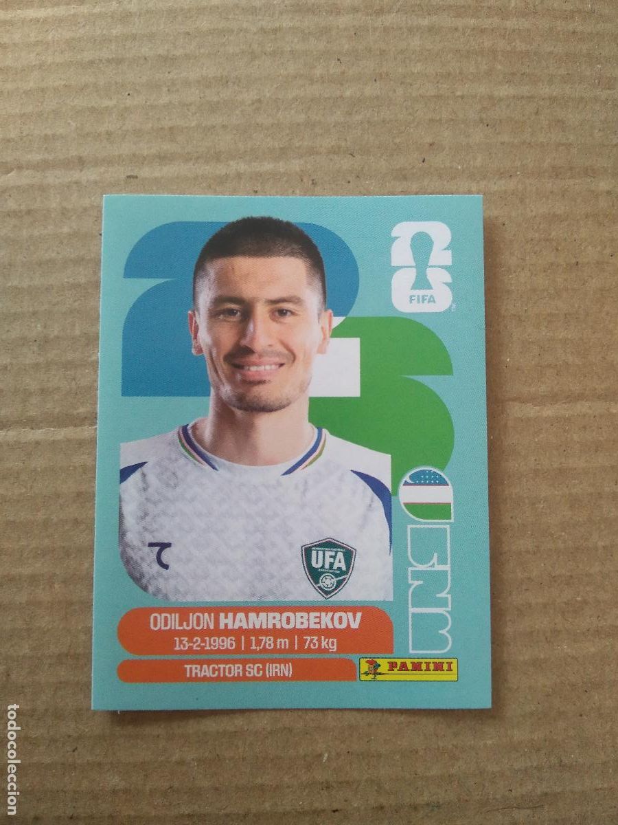 Cromos de f&uacute;tbol: UZB 10 ODILJON HAMROBEKOV UZBEKISTAN CROMO FUTBOL PANINI MUNDIAL 2026 WORLD CUP COPA DEL MUNDO