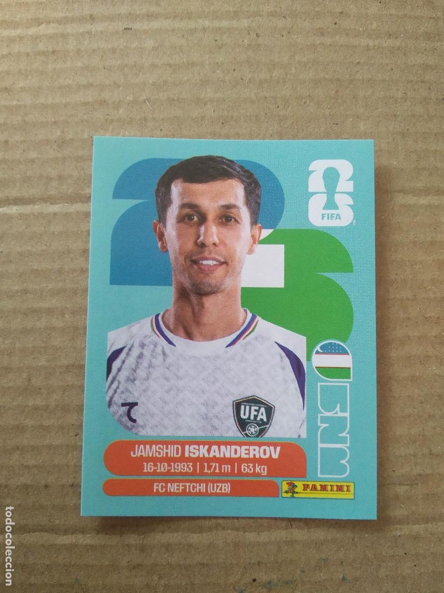 Cromos de f&uacute;tbol: UZB 12 JAMSHID ISKANDEROV UZBEKISTAN CROMO FUTBOL PANINI MUNDIAL 2026 WORLD CUP COPA DEL MUNDO