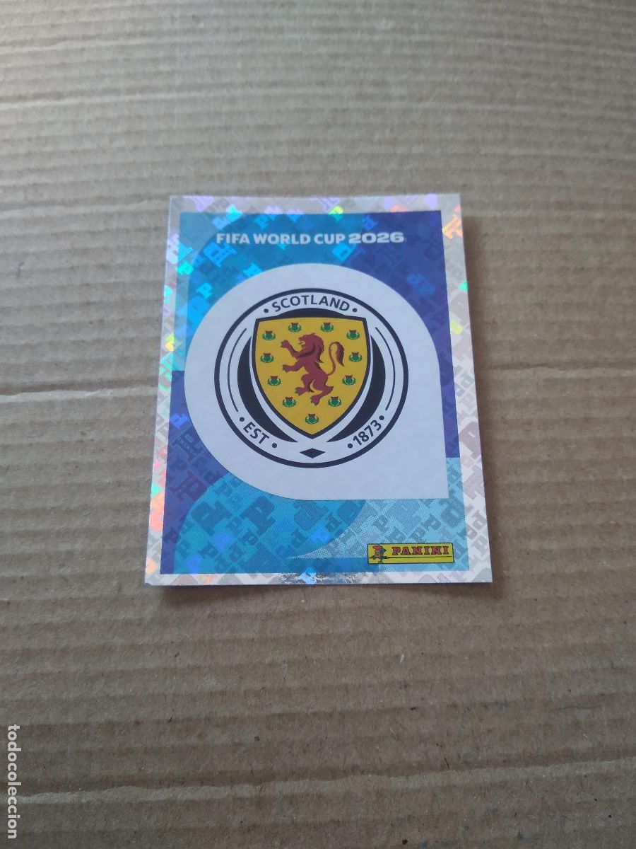 Cromos de f&uacute;tbol: SCO 1 ESCUDO ESCOCIA CROMO FUTBOL PANINI MUNDIAL 2026 WORLD CUP COPA DEL MUNDO