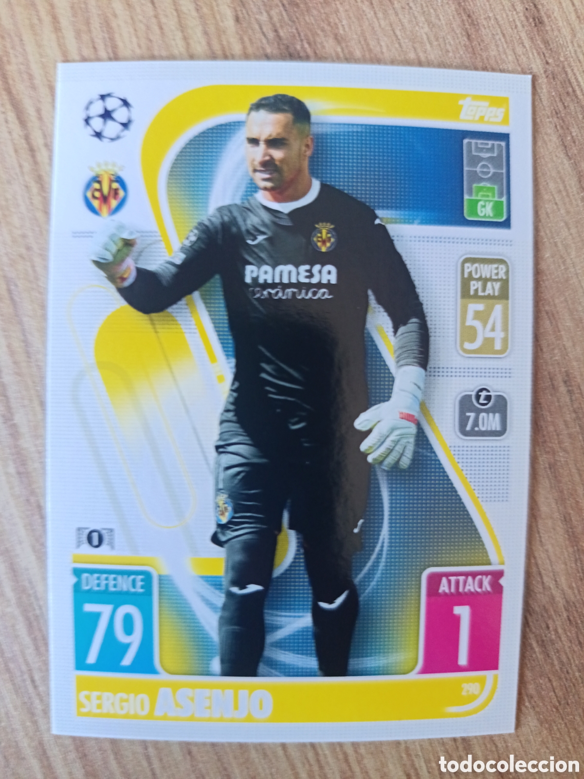 Cromos de f&uacute;tbol: 290 Asencio CHAMPIONS LEAGUE MATCH ATTAX TOPPS 2021-2022 21-22