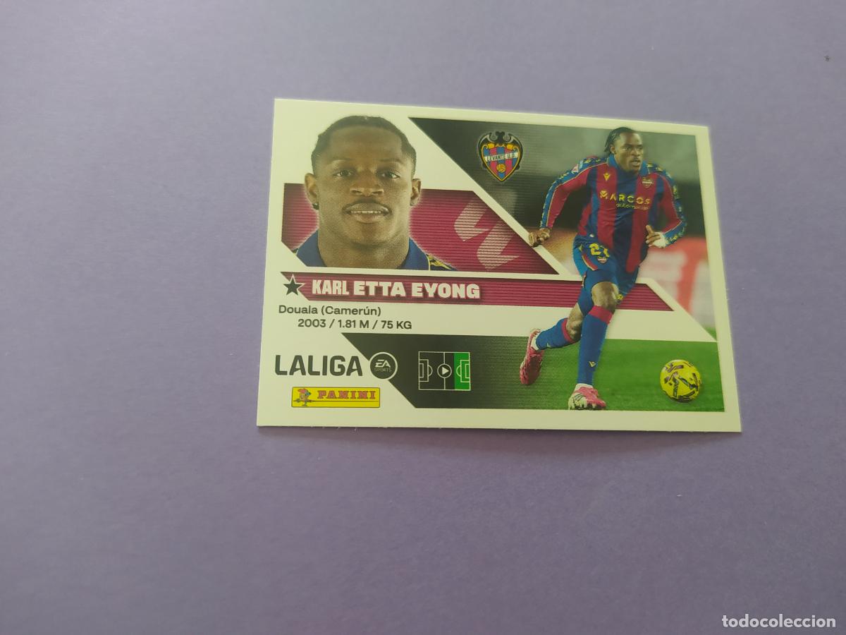 Cromos de f&uacute;tbol: LIGA ESTE 2026 2027 26 27 NUEVO - LEVANTE N&ordm; 19 ETTA EYONG