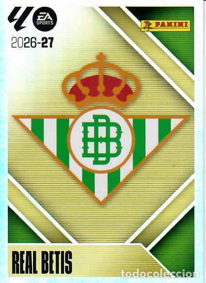Cromos de f&uacute;tbol: CROMO PANINI LIGA ESTE 26 27 - N&ordm; 1 - ESCUDO - BETIS