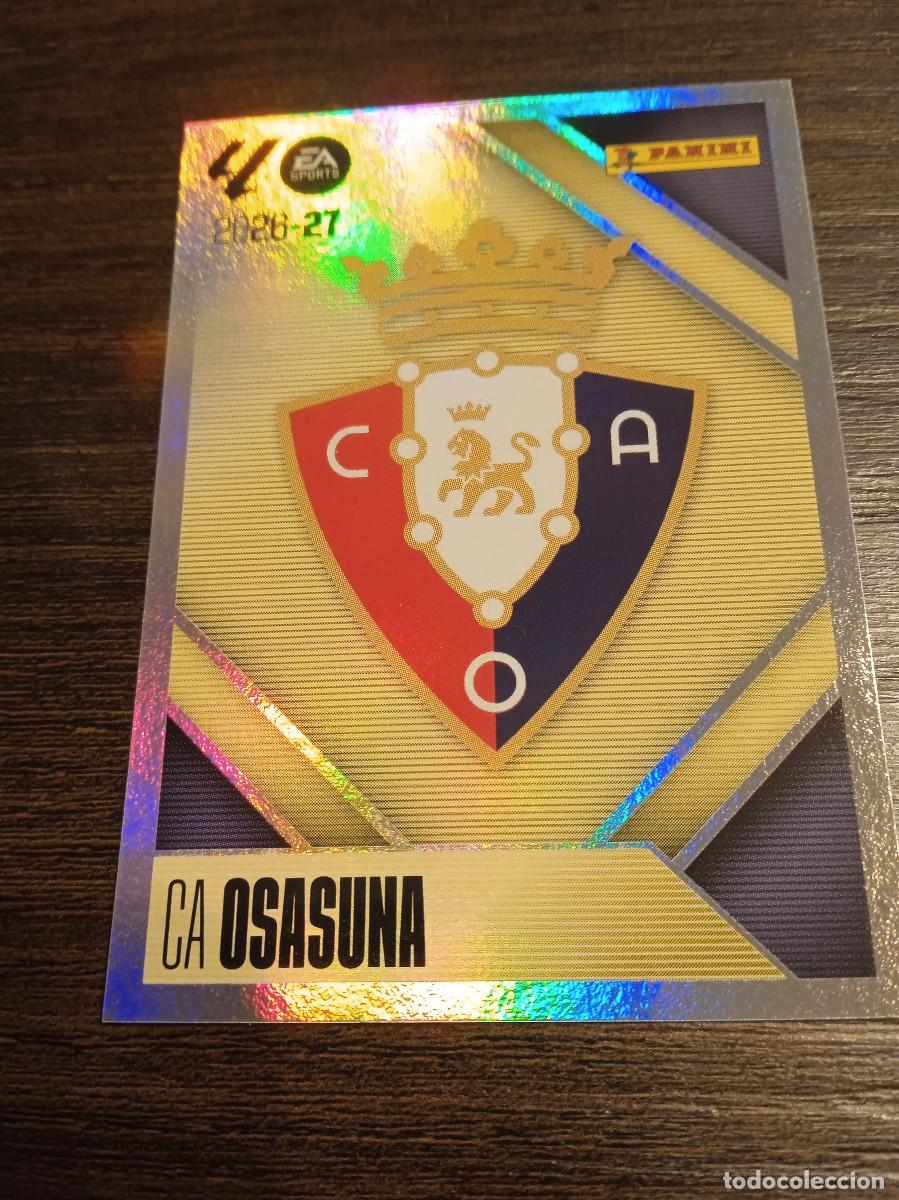 Cromos de f&uacute;tbol: Cromo Panini Liga Este 2026/2027 26/27 Osasuna escudo 1